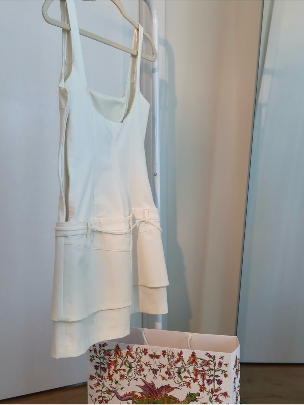 🕊️ Zara White Mini Dress 🕊️ XS - Picture 8 of 9
